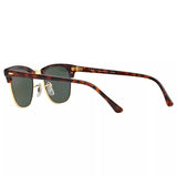 Ray-Ban men's Clubmaster polarised sunglasses tortoise green, UK version