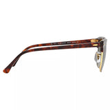 Ray-Ban men's Clubmaster polarised sunglasses tortoise green, UK version