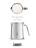 Bialetti stainless steel milk froth pitcher 500ml - British product