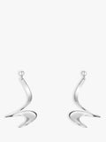 Georg Jensen Möbius sterling silver drop earrings - British product