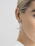 Georg Jensen Möbius sterling silver drop earrings - British product
