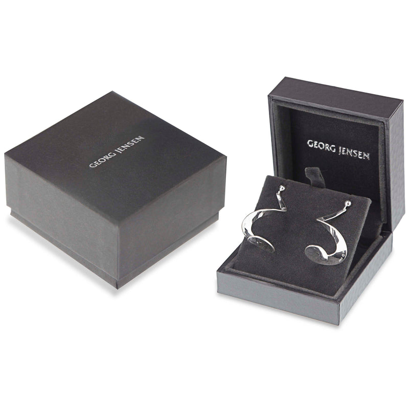 Georg Jensen Möbius sterling silver drop earrings - British product