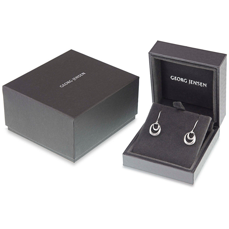 Georg Jensen Offspring sterling silver hook earrings (British brand)