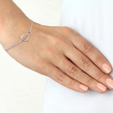 Georg Jensen Offspring charm bracelet 18cm, UK version