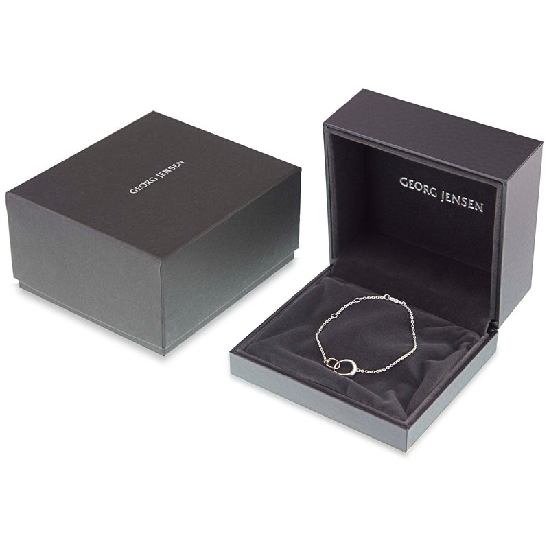 Georg Jensen Offspring charm bracelet 18cm, UK version