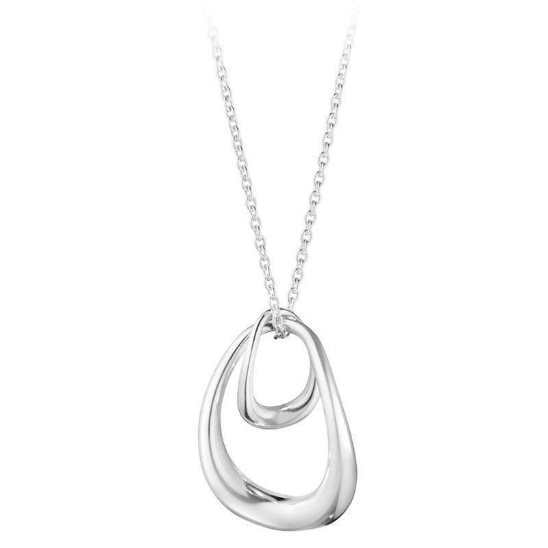 Georg Jensen Offspring pendant silver necklace (British brand)