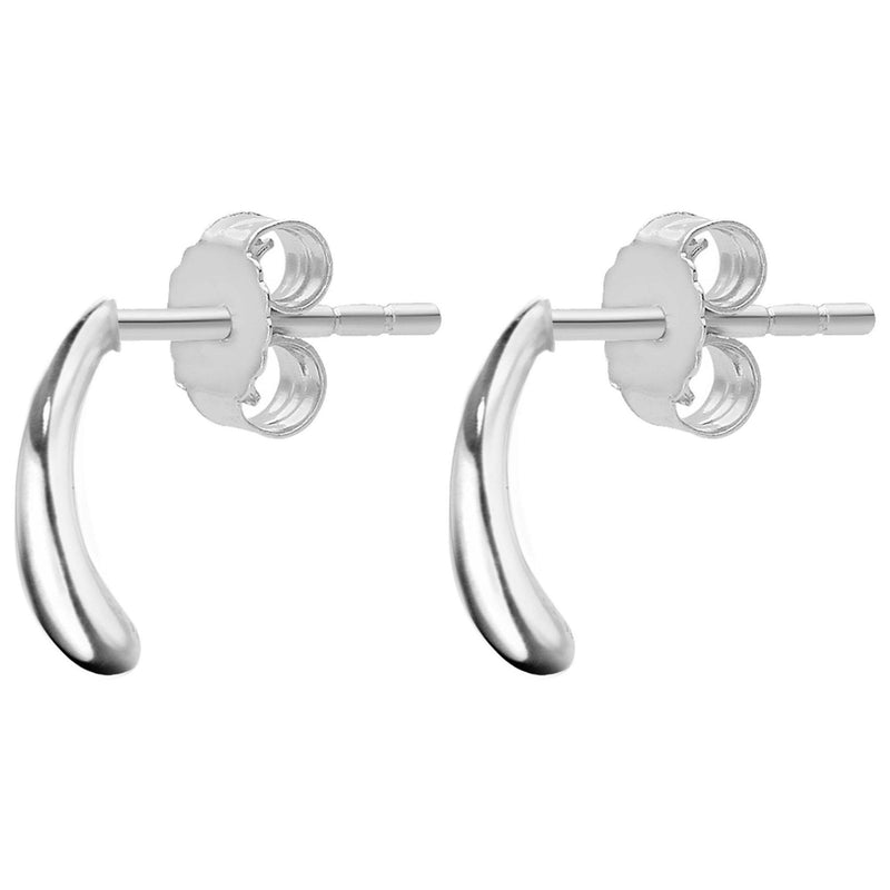 Georg Jensen Offspring sterling silver post earrings, imported from the UK