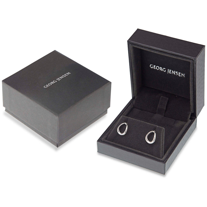 Georg Jensen Offspring sterling silver post earrings, imported from the UK