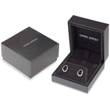 Georg Jensen Offspring sterling silver post earrings, imported from the UK