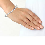 Georg Jensen Offspring cuff bracelet sterling silver - (British brand)
