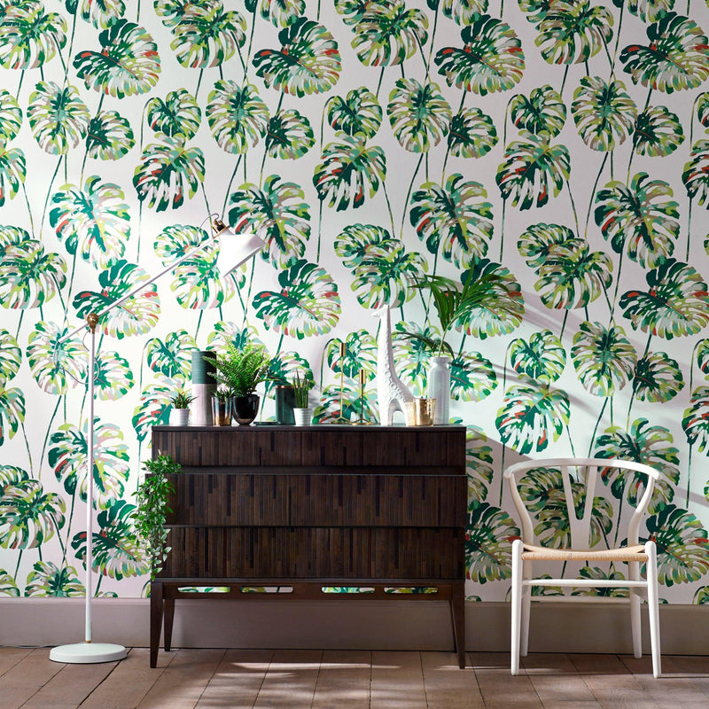 Harlequin Kelapa wallpaper 10m x 68.6cm leaf pattern British brand