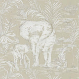 Harlequin Kinabalu elephant toile wallpaper, UK version