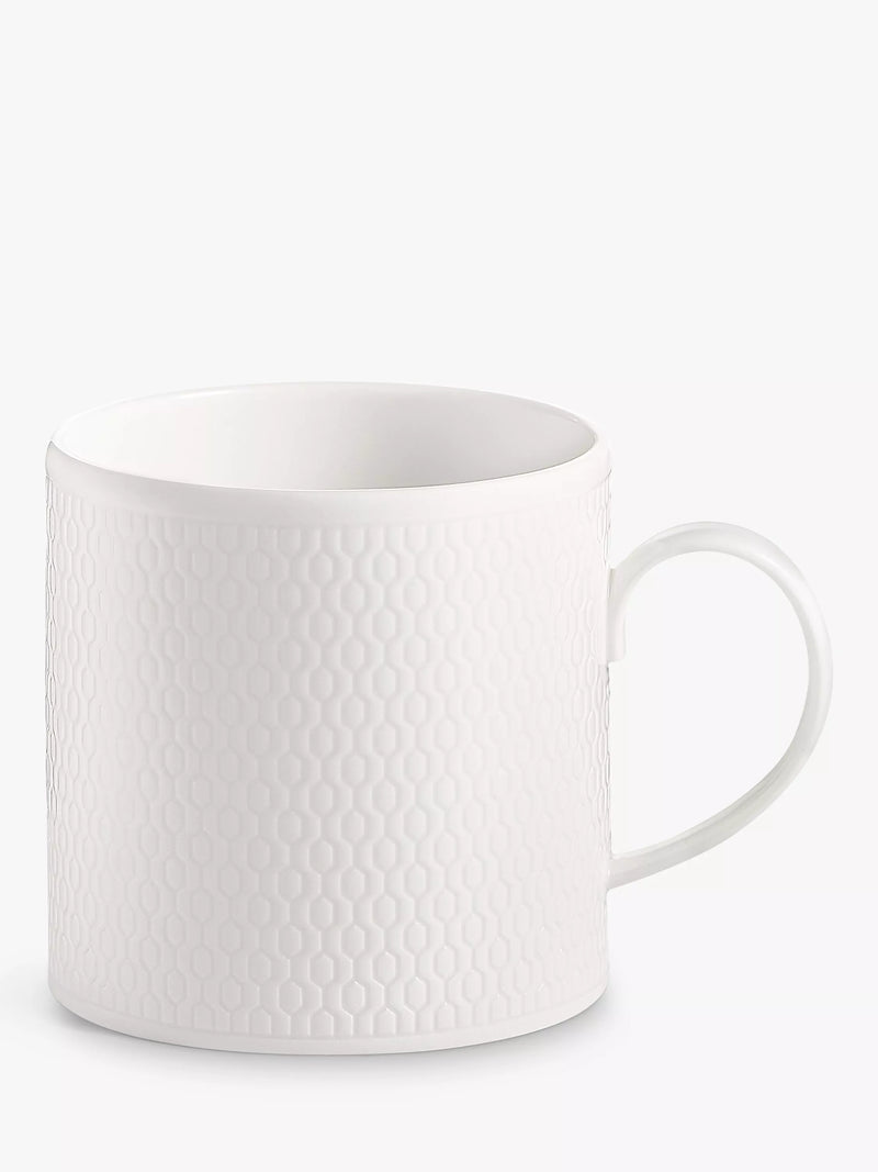 Wedgwood Gio white bone china mug 330ml (British brand)