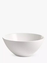 John Lewis Wedgwood Gio Bone China Cereal Bowl, 16cm, White- Buy online at McGrocer