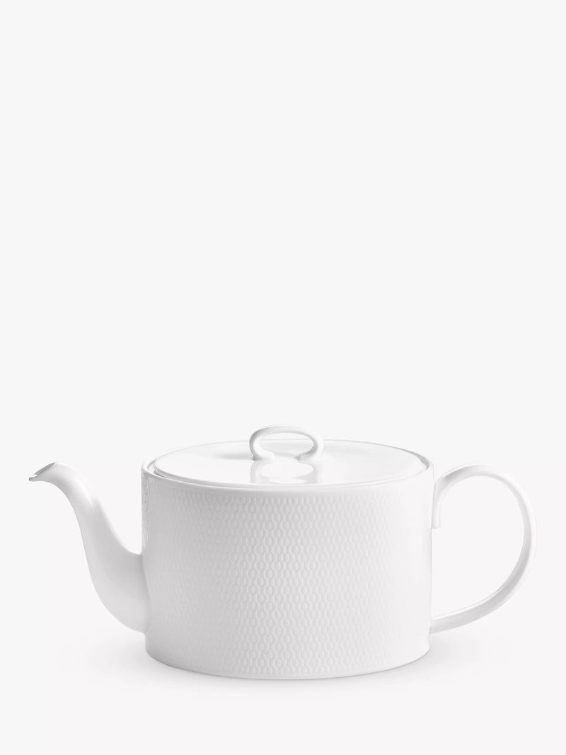Wedgwood Gio bone china teapot 1L white (British brand)