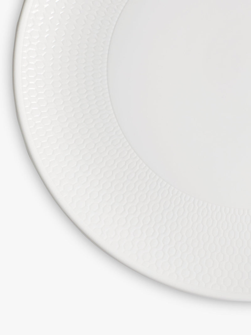 Wedgwood Gio bone china side plate 23cm white, UK version