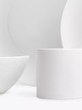 Wedgwood Gio bone china dinnerware set 16-piece white, imported from the UK