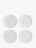 Wedgwood Gio bone china dinnerware set 16-piece white, imported from the UK