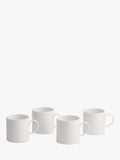 Wedgwood Gio bone china dinnerware set 16-piece white, imported from the UK