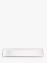 John Lewis Wedgwood Gio Bone China Rectangular Serving Dish 32cm White- Buy online at McGrocer