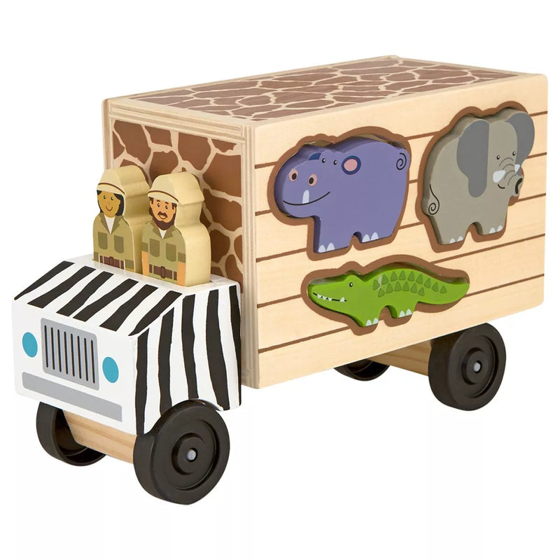Melissa & Doug Safari Shape Sort Truck - British product