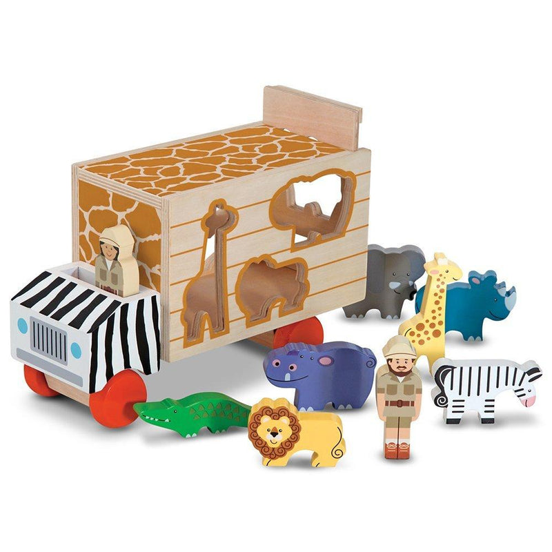 Melissa & Doug Safari Shape Sort Truck - British product