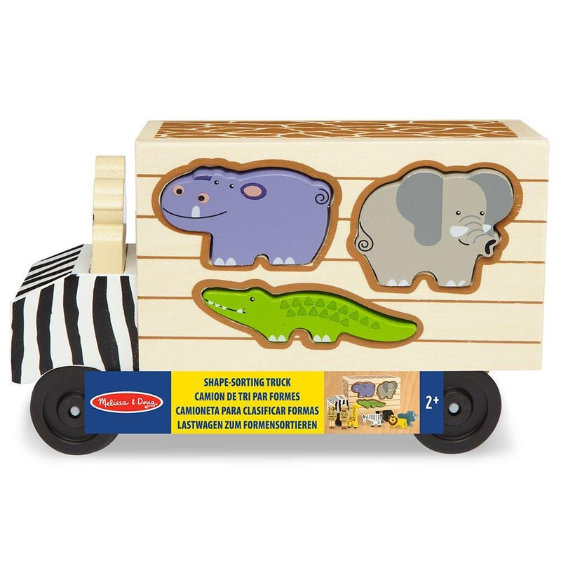 Melissa & Doug Safari Shape Sort Truck - British product