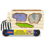 Melissa & Doug Safari Shape Sort Truck - British product