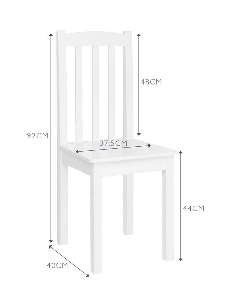 Great Little Trading Co Nelson white desk chair (British brand)