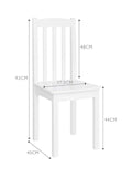 Great Little Trading Co Nelson white desk chair (British brand)