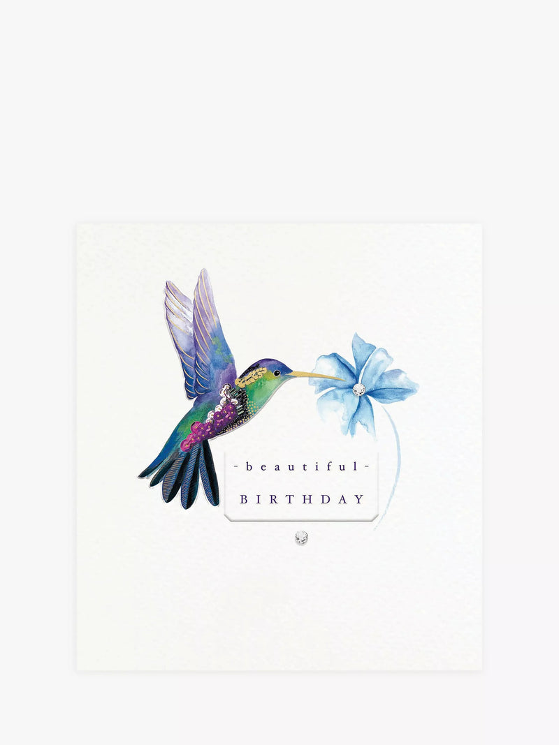 Woodmansterne beautiful birthday card blank inside (British brand)