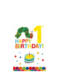 Woodmansterne chocolate cake 1st birthday card - British product