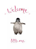 Louise Mulgrew new baby girl card 15cm square - British product