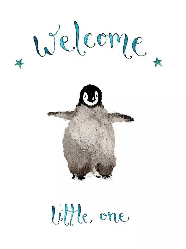 Louise Mulgrew Designs new baby boy card - British product