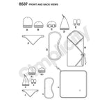 Simplicity sewing pattern Baby Accessories 8537 (British brand)