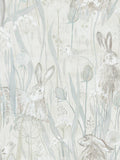Sanderson Dune Hares Wallpaper (British brand)