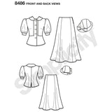 Simplicity sewing pattern for Snow White costume, UK version