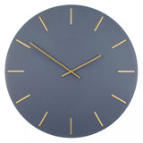 John Lewis John Lewis Large Arne Wall Clock, Brass/Grey, 60cm- Buy online at McGrocer