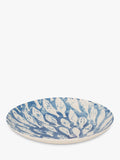BlissHome blue fish shoal design serving bowl 39cm - British product