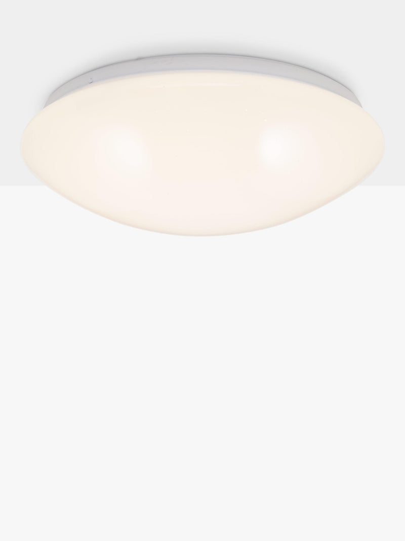 John Lewis LED flush ceiling light white, imported from the UK