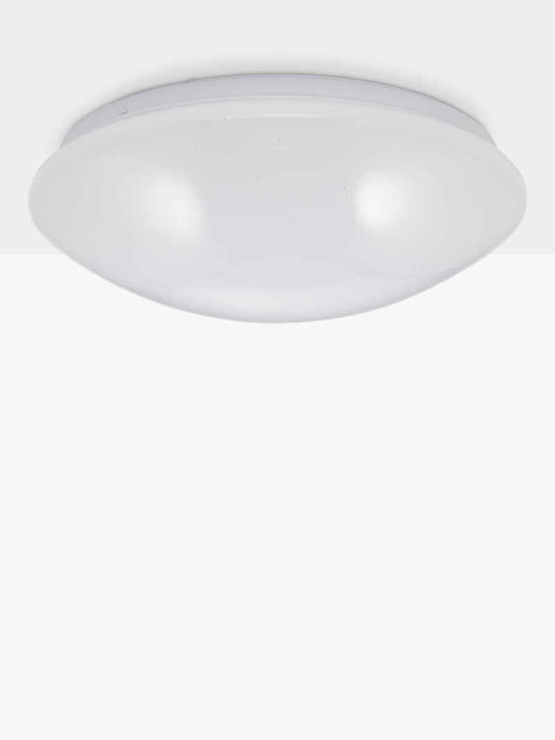John Lewis LED flush ceiling light white, imported from the UK