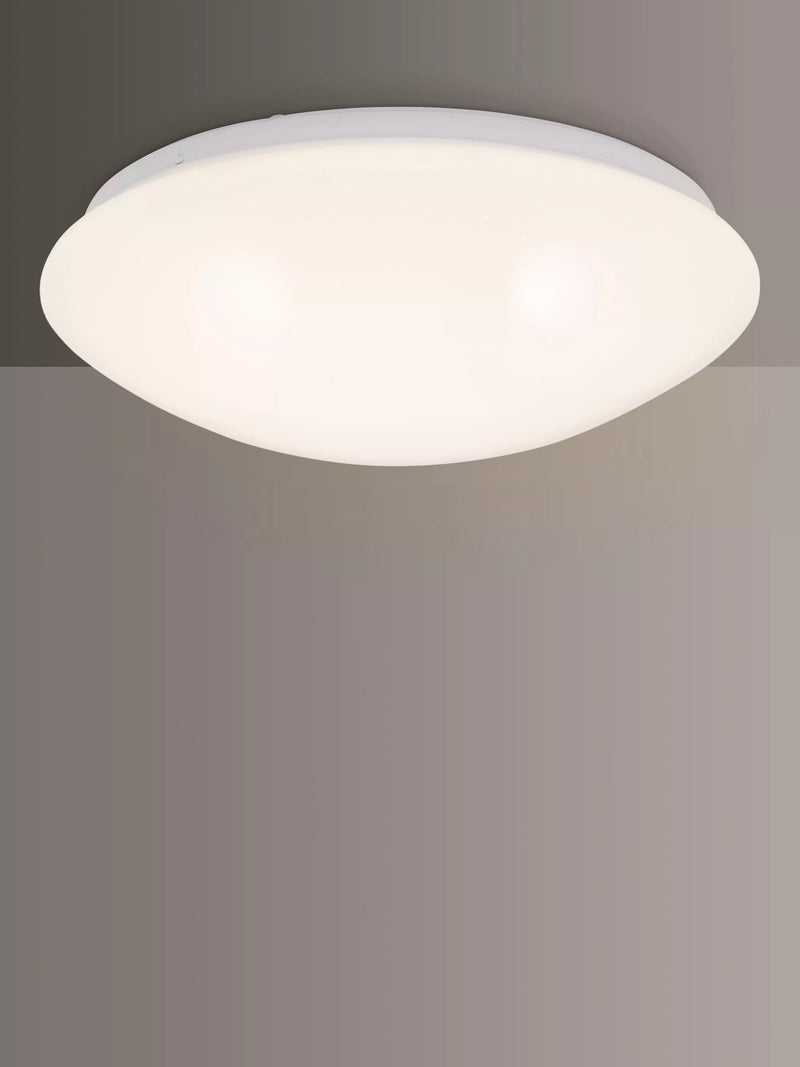 John Lewis LED flush ceiling light white, imported from the UK