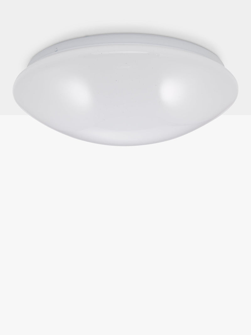John Lewis LED flush ceiling light white, imported from the UK