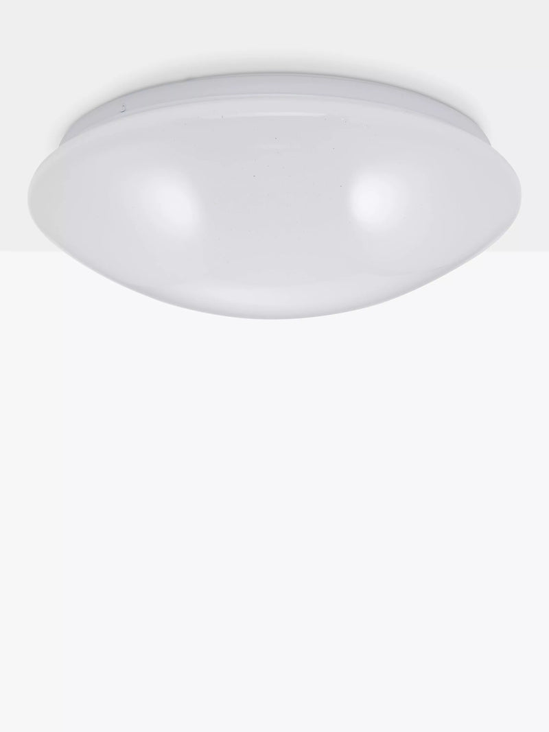 John Lewis LED flush ceiling light white, imported from the UK
