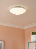 John Lewis LED flush ceiling light white, imported from the UK