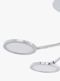 John Lewis Malmo LED semi-flush ceiling light chrome - British product