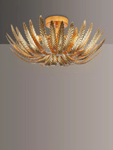 John Lewis John Lewis Montserrat Leaf Semi Flush Ceiling Light- Buy online at McGrocer
