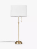 John Lewis Isabel tall table lamp with linen shade (British brand)