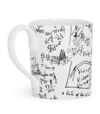 Fornasetti mathematical formulae porcelain mug - British product