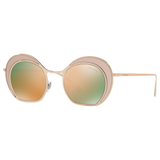 John Lewis Giorgio Armani AR607347 Women's Round Sunglasses- Buy online at McGrocer